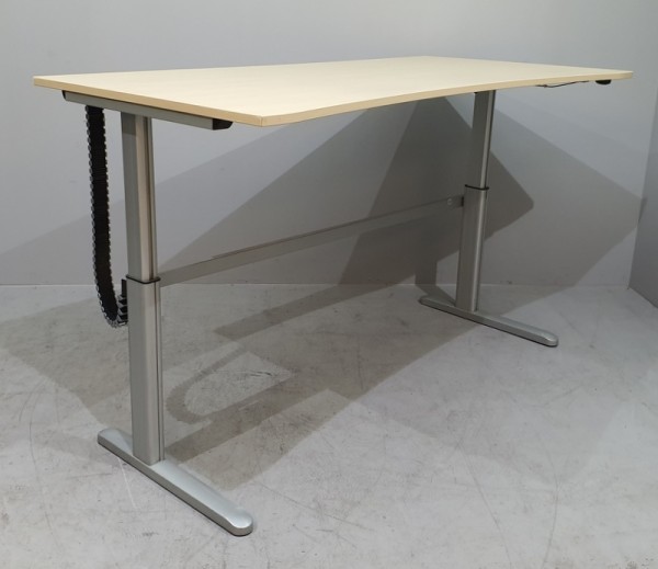 CEKA - Steh- Sitz- Schreibtisch 180 cm, ahorn Ergo