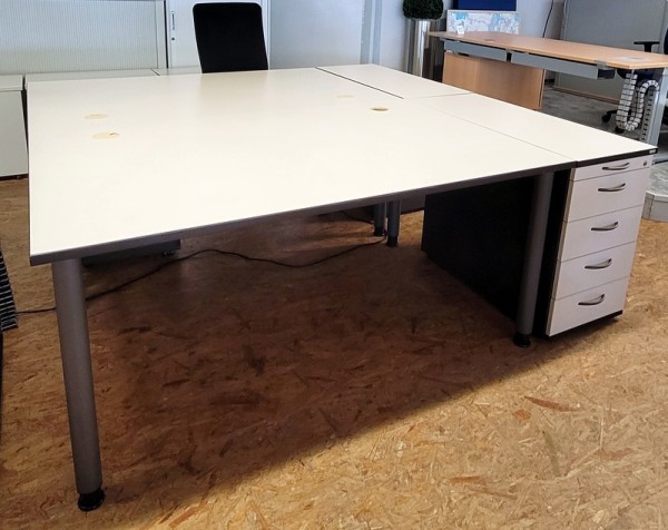 Febrü - Schreibtisch 160 cm, Dekor sand