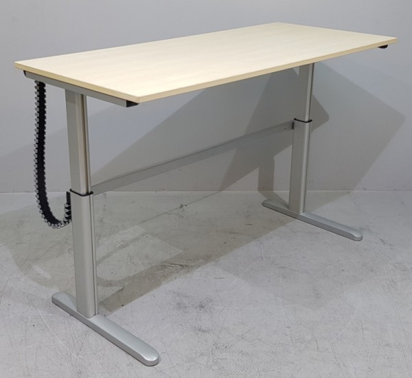 CEKA - Steh- Sitz- Schreibtisch 160 cm, buche