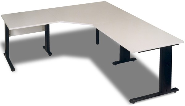 Winkel- Schreibtisch 200 x 280 cm, grau