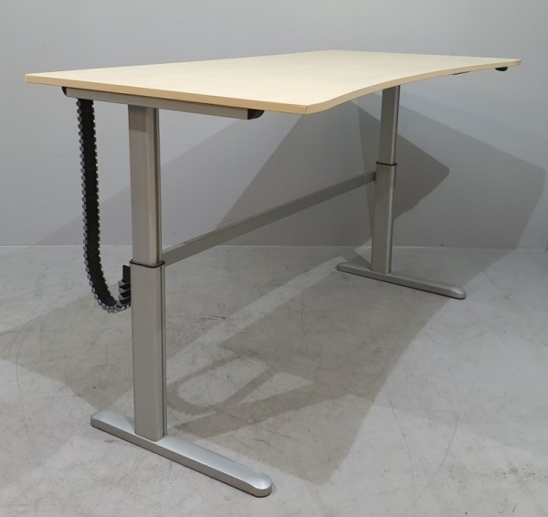 CEKA - Steh- Sitz- Schreibtisch 200 cm, Ergo