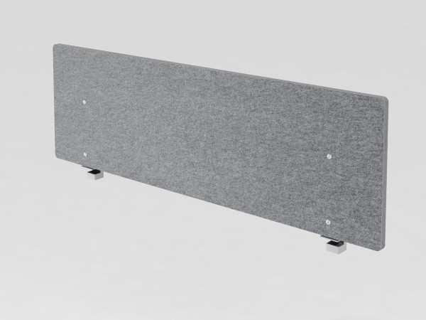 Akustik-Trennwand B 160 cm, grau o. R.